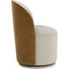 Cavoli Meg Taupe / Meg Gold Swivel Dining Chair